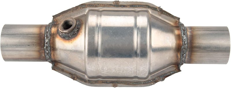ZonCar 2.25 inch Universal 53005 Catalytic Converter, 2.25“ Inlet/Outlet High Flow Catalytic Converter with Heat Shield and O2 Port (EPA Compliant) - Image 4